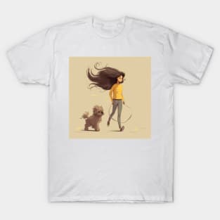 Best Dog Walk T-Shirt